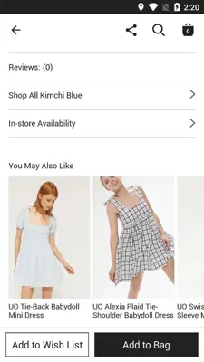 Urban Outfitters android App screenshot 1