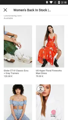 Urban Outfitters android App screenshot 5